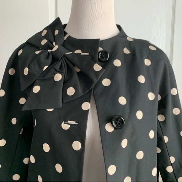 Like new! Kate Spade Polka Dot Coat / Rain Jacket - Picture 4 of 15